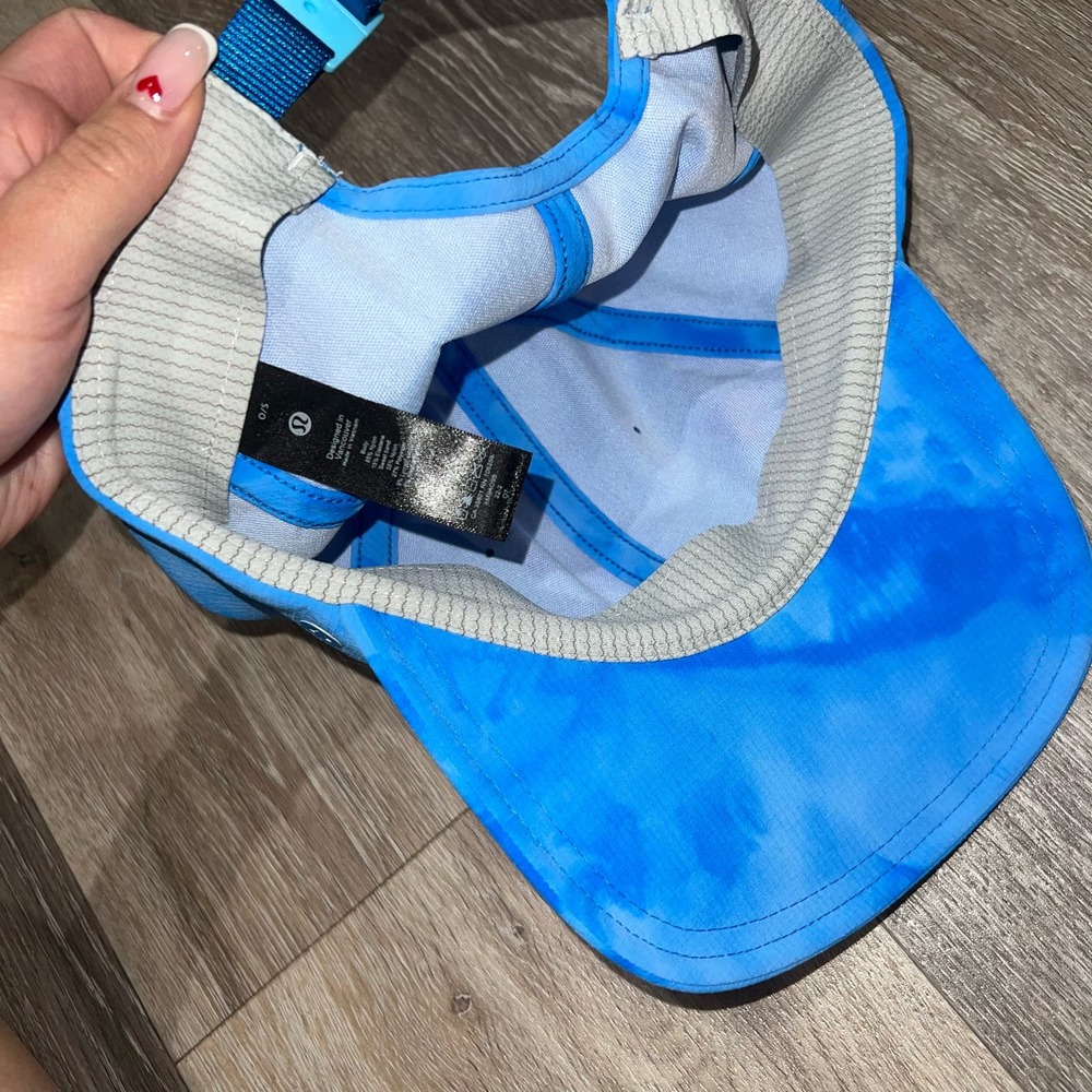 Lululemon Tie Dye Blue Cap Hat One Size - Picture 3 of 4